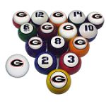 Sports Fan Products College Billiard Ball Set - Georgia by Sports Fan Products, LLC