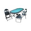 Folding Oval Poker Table