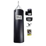 Everlast 70lb Nevertear Heavy Bag, Black