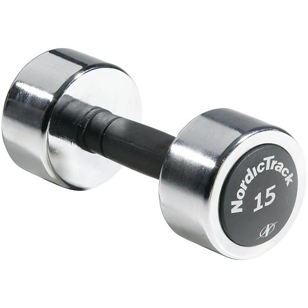NordicTrack 15. lb. Chrome Dumbbell