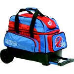NFL DOUBLE ROLLER - TWO BALL WHEELED BOWLING BAG - BUFFALO BILLS