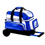 NFL DOUBLE ROLLER - TWO BALL WHEELED BOWLING BAG - INDIANAPOLIS COLTS