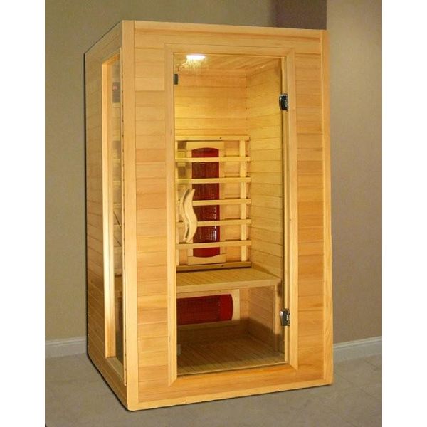 Lifesmart 1-2 Person Sauna w/Ceramic Infrared Heaters