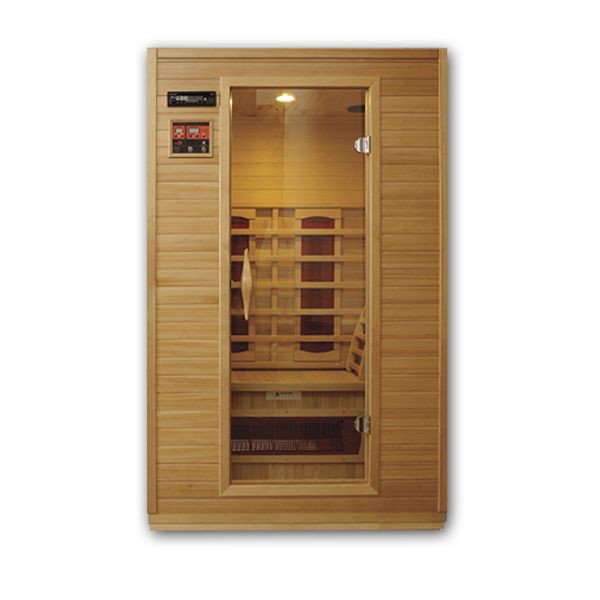Lifesmart 2 Person Ceramic Infrared Sauna w/Full Stereo System
