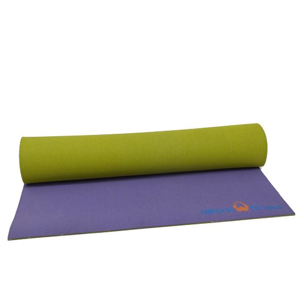 Natural Fitness Natural Rubber Professional Extra Long Yoga Mat - Moss/Lavender