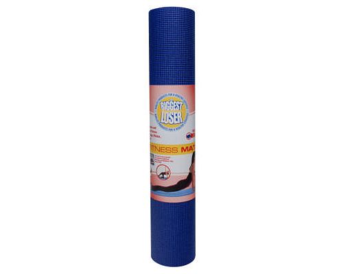 Biggest Loser The Biggest Loser 5mm Thick Fitness  Mat - Blue