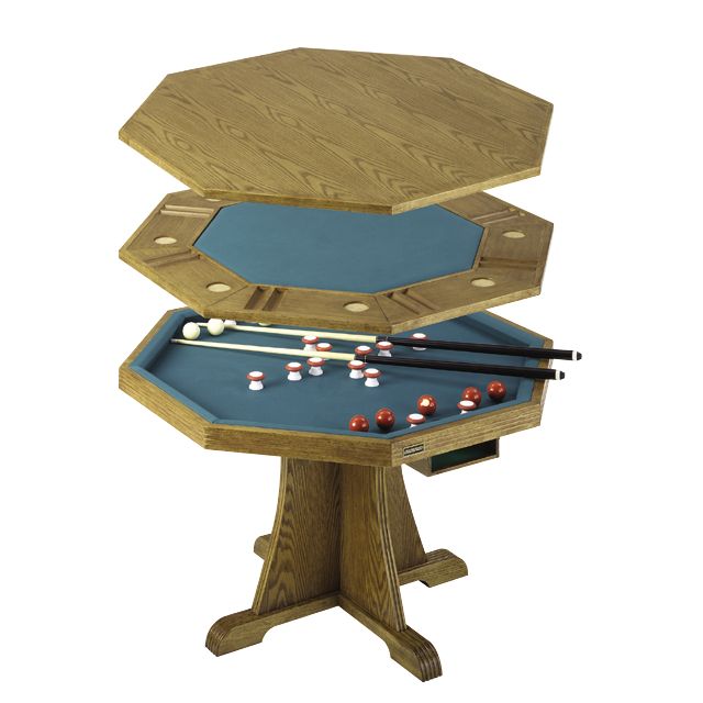 Mizerak 3-in-1 Bumper Pool Multi-Purpose Table