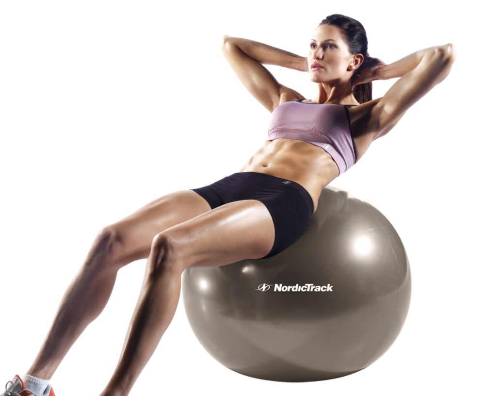 75 cm Exercise Ball (Silver)