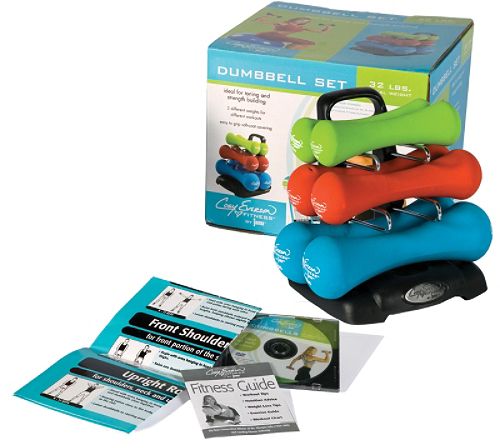 Cory Everson Fitness 32 lb. Dumbbell Set