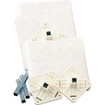 Champion Sports Sports M250 Set of 3 Molded Anchored Bases (15