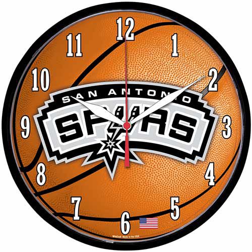 Wincraft San Antonio Spurs Round Wall Clock