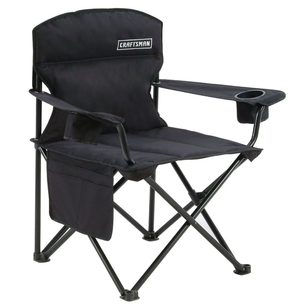 Oversized Chairs on Craftsman Oversized Camping Chair  Black