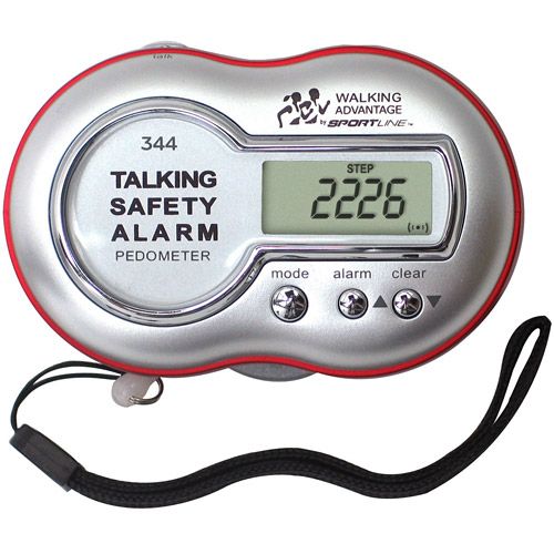 Sportline Talking Safety Alarm Pedometer