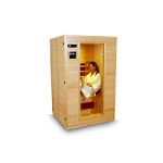 Milestone 2-Person Infrared Glass Sauna with AM/FM/CD Stereo