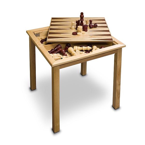 Sterling Games 3 in 1 Wooden Game Table
