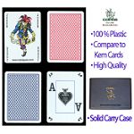 Copag Poker Size PEEK Index - BlueRed Setup-2 Decks