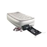 Coleman Airbed, Double High w/Wrap N Roll & 120V Pump, Twin
