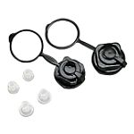Sevylor 2 Boston Valves, 2 Small & 2 Large Clear Plugs