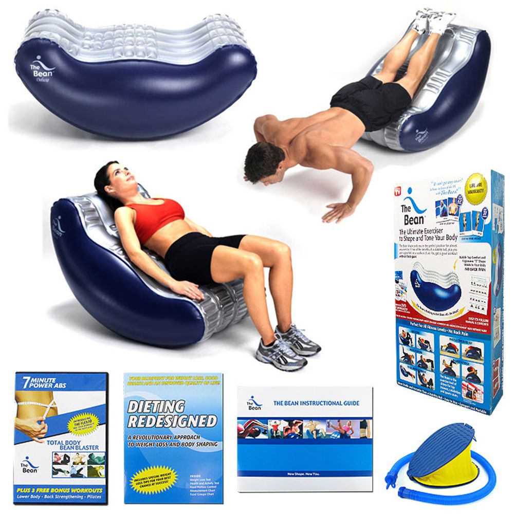 The Bean Deluxe - The Ultimate Exerciser - includes DVD & pump