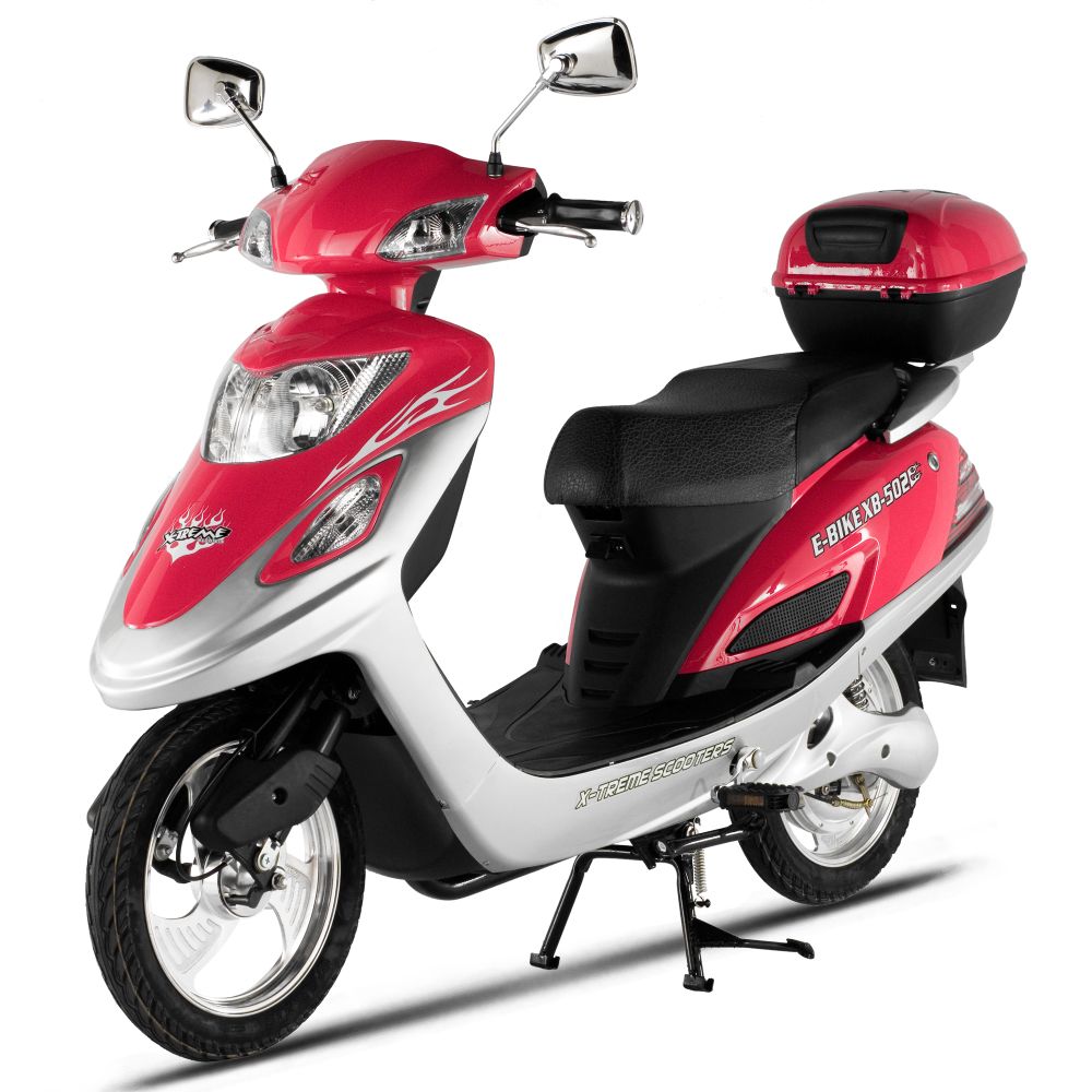 X-Treme Scooters XB-502 Electric Bicycle Scooter Moped Pink