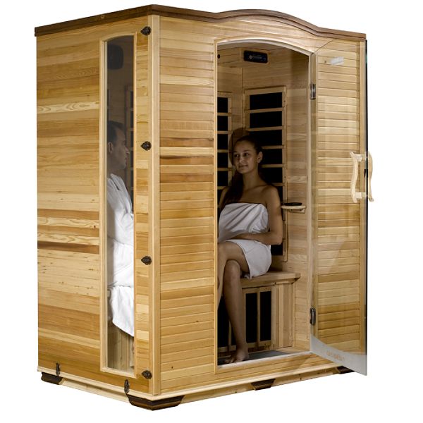 Ironman 3 Person Carbon Sauna with Infloor Radiant Heat