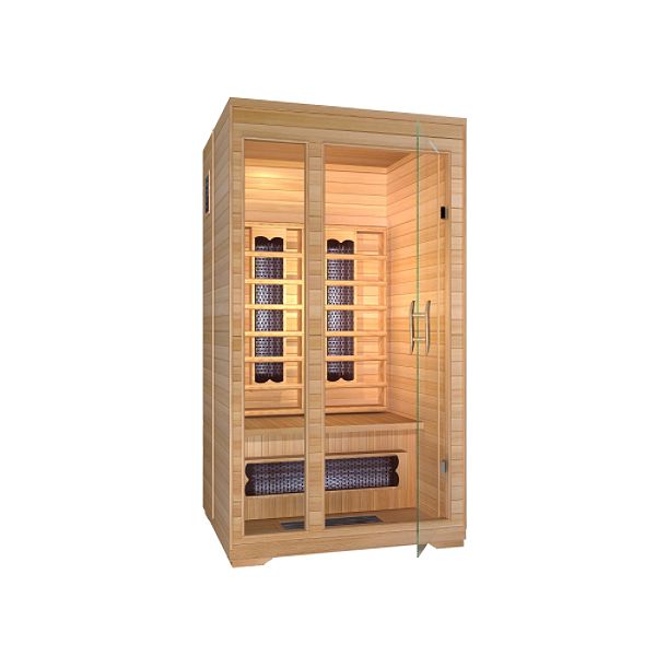 Ironman 2 Person"Regal" Infrared Sauna with InFloor Radiant Heat