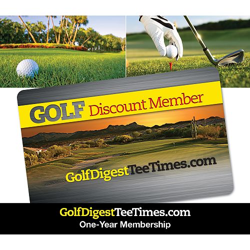 Golf Digest Tee Times One-Year Membership