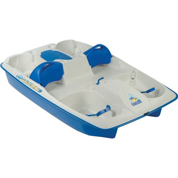 Sun Dolphin Sun Slider Pedal Boat Blue Stainless