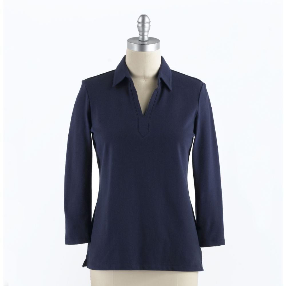 Classic Elements 3/4 Sleeve Pique Polo