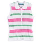 Classic Elements Extended Placket Sleeveless Polo