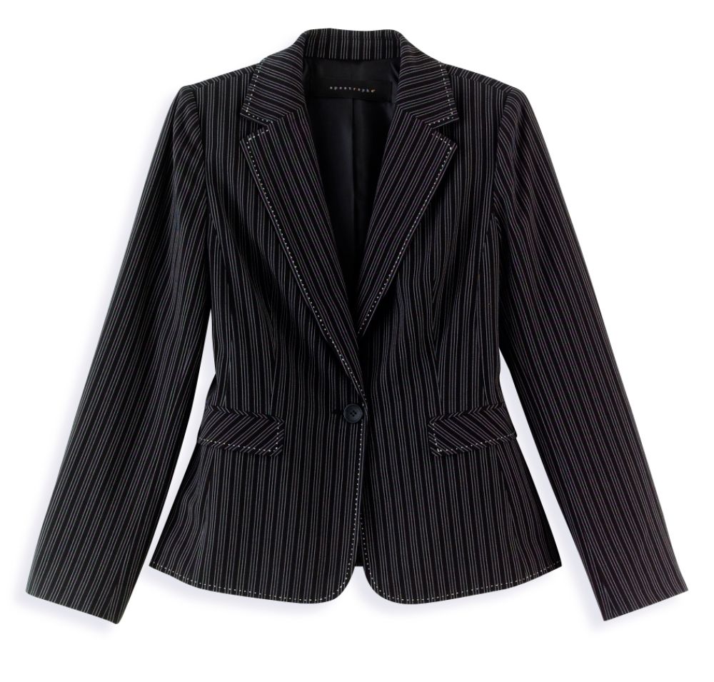 Apostrophe Jacket with Pickstitching