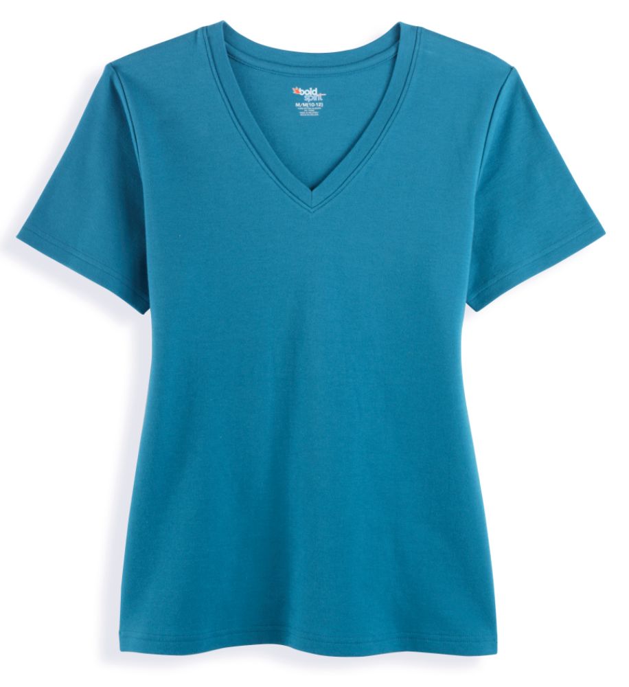 Bold Spirit Short Sleeve V-Neck Tee