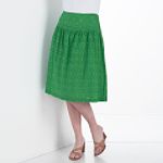 Apostrophe Eyelet Skirt by 