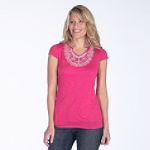 Canyon River Blues Layered Sheer Printed Top