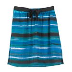 Apostrophe Print Tie Belt Skirt