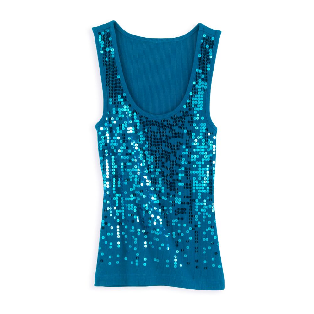 Apostrophe Sequin Scatter Tank