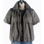 Canyon River Blues Puff Sleeve Jacket