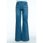 Jordache Premium Flare Leg Jean with Stone Back Pockets