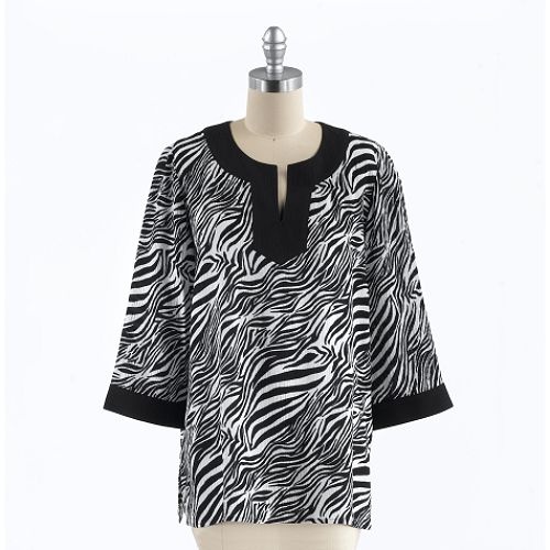 Sag Harbor Split Neck Tunic