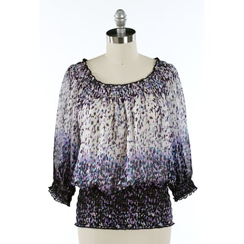 Uniform JPR Dot Print Blouse