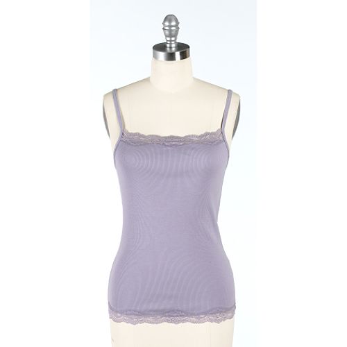 Apostrophe Lace Rib Cami