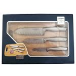 Wish for Joy Kobe 4 pc Santoku With Cutting Board