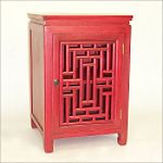 Wayborn Lucky Red Oriental Apothecary Cabinet