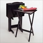 Winsome Basics 5 Piece Folding TV Tray Set
