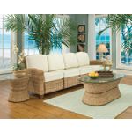 Home Styles Cabana 4 Section Sofa Honey Oak Finish