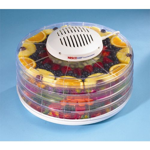 Nesco American Harvest Vision 500 Watt Clear Food Dehydrator with 4 Clear Trays and Base and Jerky Spice - FD-39 Best Price