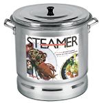 Gaunaurd 32 qt. Aluminum Tamale and Seafood Steamer with Rack (Vaporera De Aluminio)