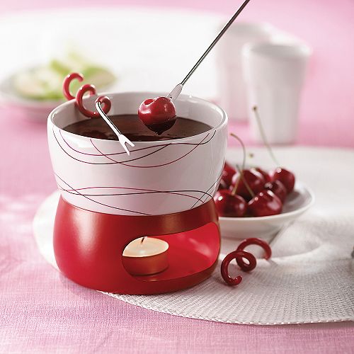 Wish for Joy 7pc Deco Chocolate Fondue (Red) - 0829312R Best Price