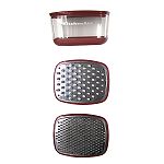 KitchenAid Cup Grater W/Container, Red