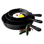 Basic Essentials 3pc Fry Pan Set